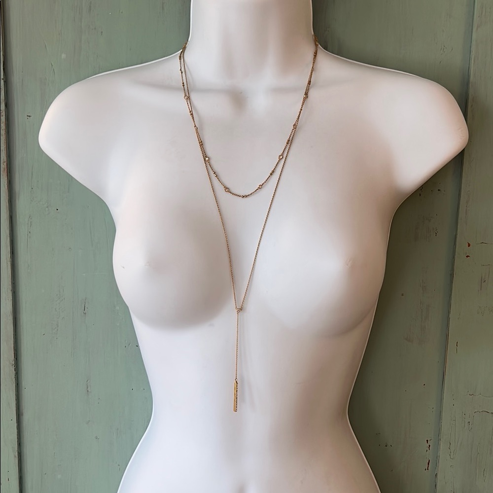 kate spade Gold Layered Necklace with Pendant